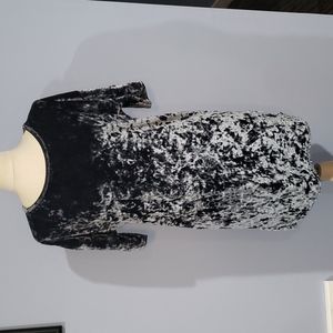 Missguided velvet shift dress size 6